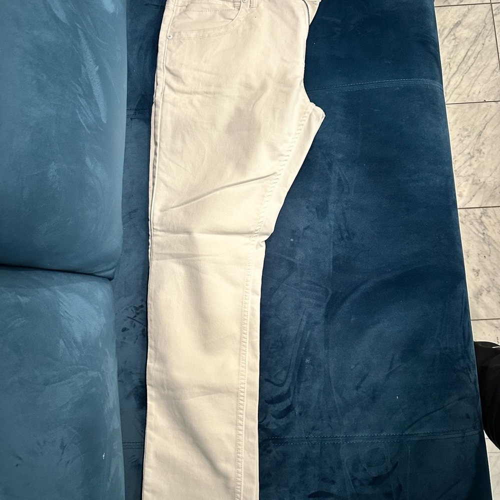 Slim Straight White Jeans - Picture 3 of 10